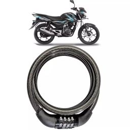 Cartronics 4 Digit Password Bike Number Lock for Bajaj Discover 100 DTS-i-16