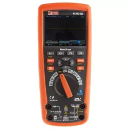 RS PRO HS608 MeterScope Handheld Digital Multimeter, True RMS, 10A ac , 10A dc , 1000 V AC , 1445337-4