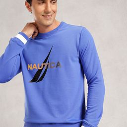 Nautica Brand Logo Printed Sweatshirt-image-19