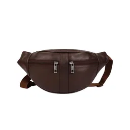 CIMONI Textured Genuine Leather Waist Pouch-image-11