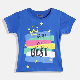 Eteenz Girls Printed Premium Cotton T-shirt-image-80