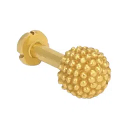 PC Jeweller Brahmi 22 kt Gold Nosepin-image-23