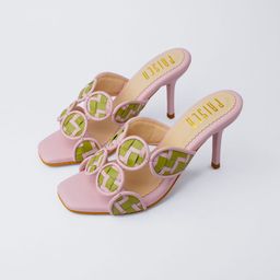 House of Prisca Open Toe Slim Heel Sandals-52