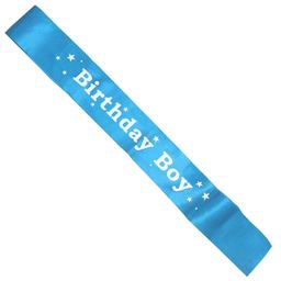 Shopperskart Birthday Boy Sash - Blue-image-91