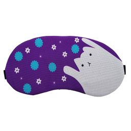 Jenna Purple Face Printed Sleeping Eye Mask-image-50