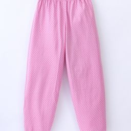 Fido Single Jersey Knit Full Length Legging Floral Print - Pink-image-79