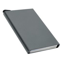 Storite Metal RFID Blocking Aluminum Pop Up Smart Credit Debit ATM Card Holder Case Wallet (L 9.5 x B 6 cm, Steel Grey)-image-7