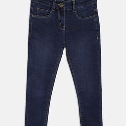 Tales & Stories Denim Mild Washed Slim Fit Jeans - Dark Blue-picture-14