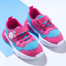 Cute Walk by Babyhug Sneaker Shoes With Velcro Closure - Blue-picture-48