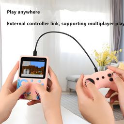 NEGOCIO X5 Video Game for Kids Color Display 500 in 1 Retro Portable Mini Handheld Video Game for Kids Color Game Player Built-in Games- PACK OF 1- COLOR MAY VARY image 2