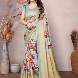 KALINI Floral Zari Art Silk Saree-image-97