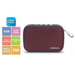Zebronics DELIGHT Delight Bluetooth Portable speaker- Red image 3