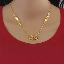 Ramdev Art Fashion Jwellery Gold-Plated Brass Necklace-picture-4