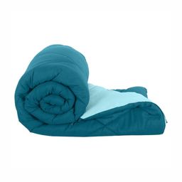 JP SHINE Turquoise Blue Heavy Winter 210 GSM Double Bed Comforter-image-89