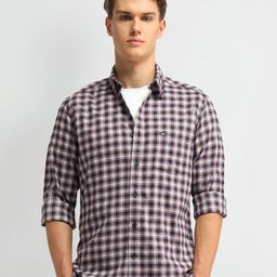 Arrow Sport Men Manhattan Slim Fit Opaque Checked Casual Shirt-picture-5
