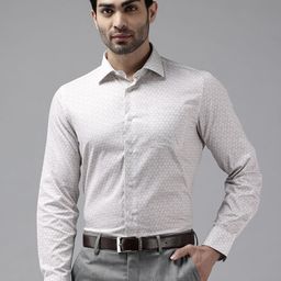 Blackberrys Pure Cotton Slim Fit Printed Formal Shirt-image-54