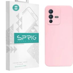Sprig Liquid Silicone Back Cover for VIVO V23 5g (Pink)-picture-29