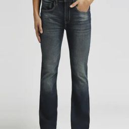 Pepe Jeans Dark Indigo Blue Cotton Slim Fit Jeans-image-80