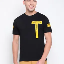 Belliskey Black Printed T-Shirt-image-99