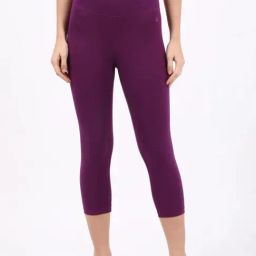 Jockey Purple Slim Fit Capris-picture-4