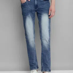 Allen Cooper Blue Mid Rise Jeans-image-41
