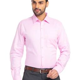 Raymond Pink Slim Fit Shirt-picture-10