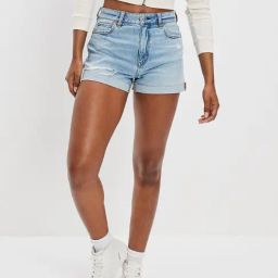 American Eagle Outfitters Blue Cotton Shorts-picture-14
