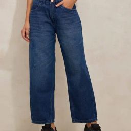 SHOWOFF Navy Blue Solid Jeans-image-48