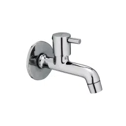 Jabra Long Body Cock Flora Series Brass Chrome Finish Wall Mount Silver-picture-43