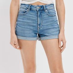 American Eagle Outfitters Blue Cotton Shorts-image-97