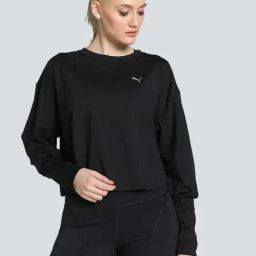 Puma Black Relaxed Fit Sweatshirt-picture-44