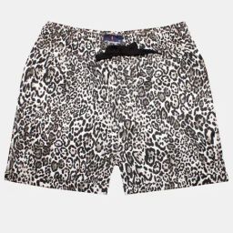 Kiddopanti Kids Black & White Cotton Printed Hot Shorts-image-31
