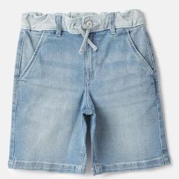 United Colors of Benetton Boys Blue Shorts-image-39