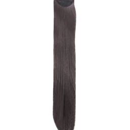Bronson Professional Side Patch Straight 2 Clip-In Hair Extensions Natural Brown No. 2 - 24 Inches-image-59