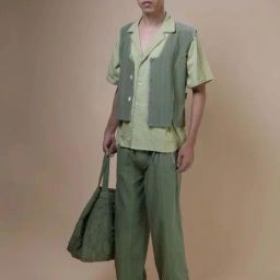 Lafaani Olive Meadows Unisex Olive Vest-image-81