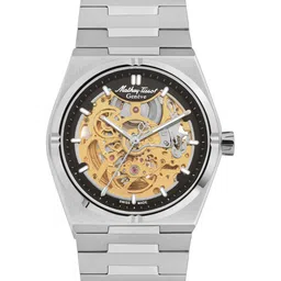 Mathey-Tissot Men Dial & Stainless Steel Bracelet Style Analogue Automatic Watch H118CFAN-44