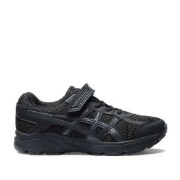 Asics Kids CONTEND 4B + VEL Black Velcro Shoes-image-49