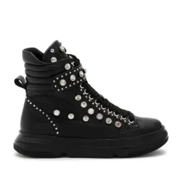 Whitesta Women's Black Sneakers-picture-14