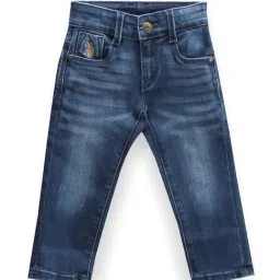U.S. Polo Assn. Boys Blue Solid Jeans-picture-26