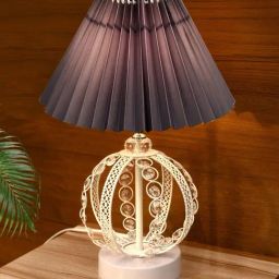 Homesake Grey Metal Table Lamp-25