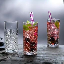 Smokey Cocktail Transparent Tall Tudor Whisky Glasses - Set of 6 (330 ml)-image-34