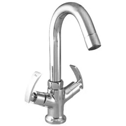 Zoie Viva Brass Chrome Finish Basin Mixer Tap with Swivel Spout, Z28017-image-95