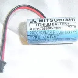 Mitsubishi Q6BAT Battery for CPU, 3 V DC 1800 mAh, PLC - Accessories-31