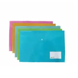Infinity My Clear Bag Opaque Fluorescent Purple, INF-MC912F (Pack of 20 Pcs)-13