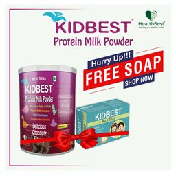 HealthBest Kidbest Protein Milk Powder - 300 g-13
