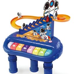 NEGOCIO Creative Early Educational Piano Keyboard Music Instrument Toys Climbing Astronaut Slide Electronic Organ with Sounds for Kids- PACK OF 1- COLOR MAY VARY-13
