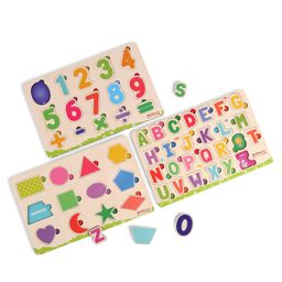 Intelliskills 3-in-1 Wooden Puzzle Tray Set for Kids | Alphabet, Numbers & Shapes | Montessori Educational Toy | Boosts Vocabulary & Recognition | For Gifting | BIS Certified | Educator Recommended-image-62