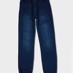 Pepe Jeans Knit Full Length Solid Color Jeans - Blue-picture-18