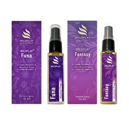 WILDPLAY Set Of 2 Funa & Fantasy Alcohol Free Perfume - 8 ml Each image 4