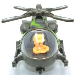 PLUSPOINT Helicopter Toy Friction Powered Push and go Mini Army Toys, Assorted Multicolored Helicopter for Kids (Helicopter)- Multi Color image 2